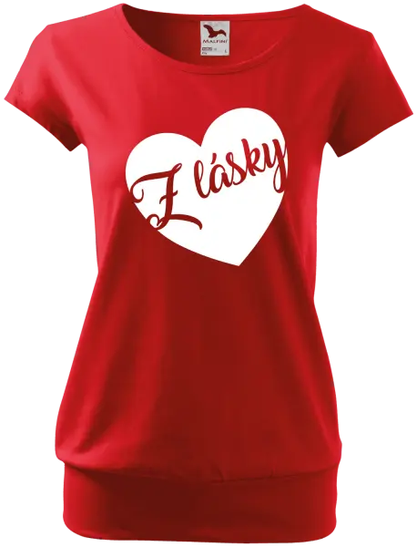 Dámske tričko Z lásky