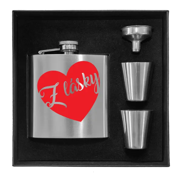 Ploskačka v krabičke Z lásky