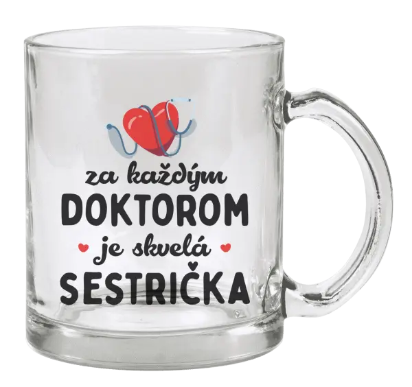Hrnček Za každým doktorom je skvelá sestrička 