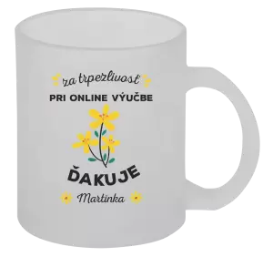 Hrnček za trpezlivosť pri online výučbe