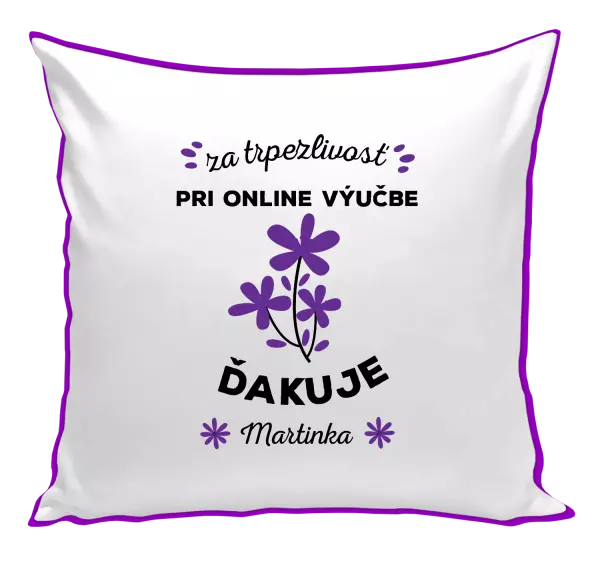 Vankúš za trpezlivosť pri online výučbe