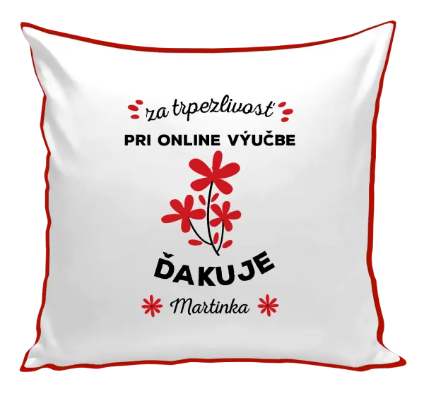 Vankúš za trpezlivosť pri online výučbe