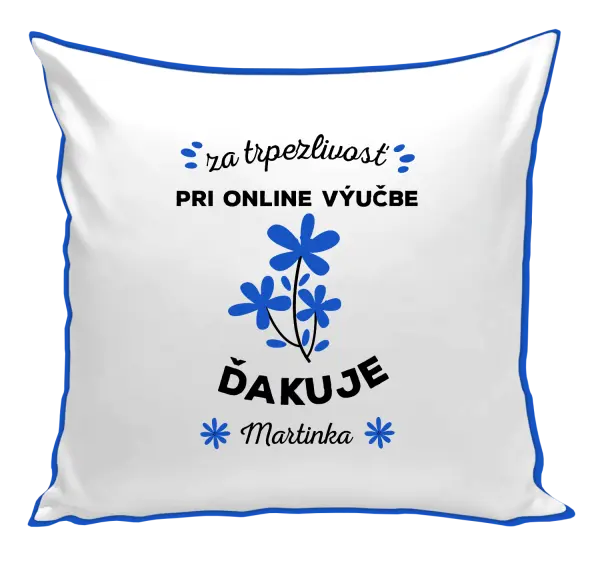 Vankúš za trpezlivosť pri online výučbe