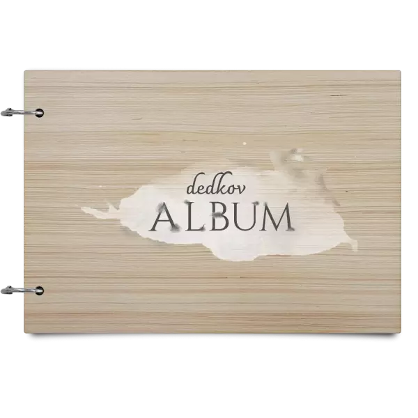 Drevený album so sponami Zajac s menom