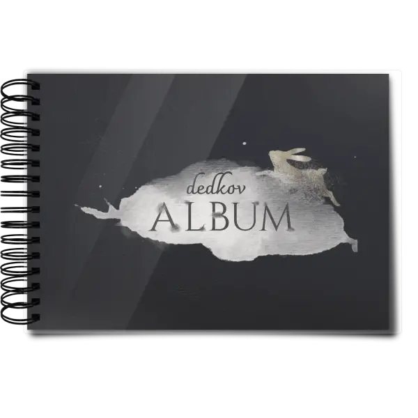 Plexi album s krúžkovou väzbou Zajac s menom