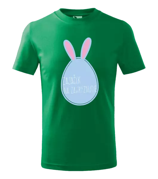 Detské veľkonočné tričko Zajačik na zahryznutie