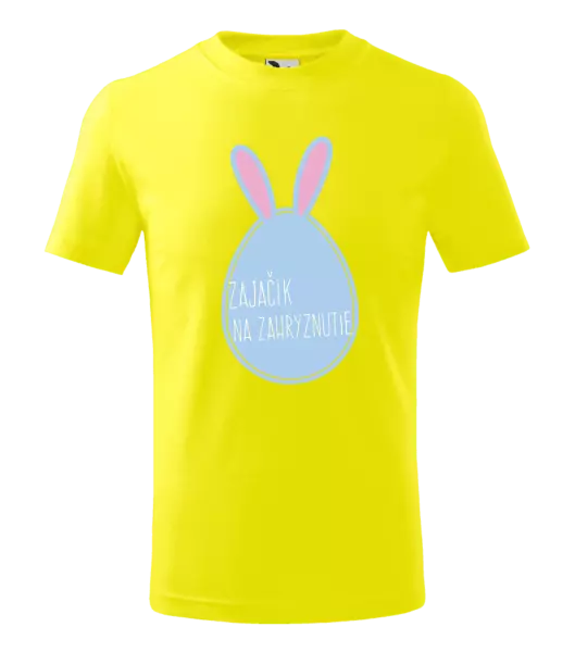 Detské veľkonočné tričko Zajačik na zahryznutie