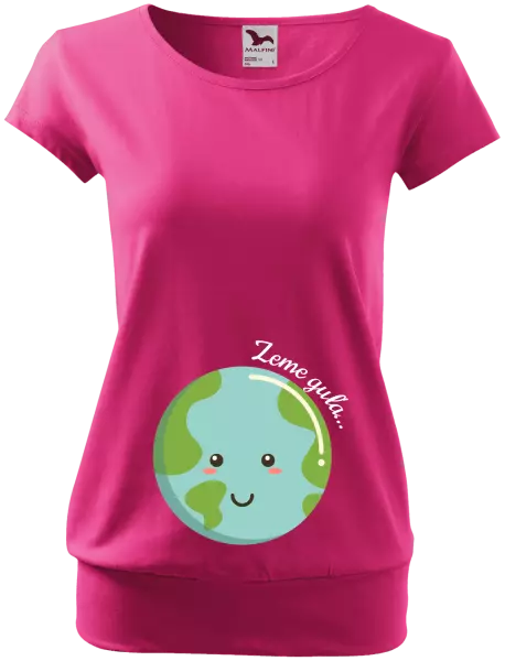 Tehotenské tričko Zeme guľa...