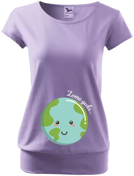 Tehotenské tričko Zeme guľa...