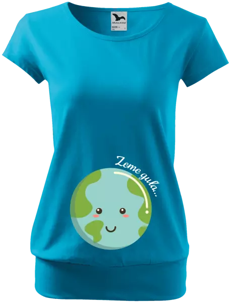 Tehotenské tričko Zeme guľa...