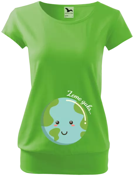 Tehotenské tričko Zeme guľa...