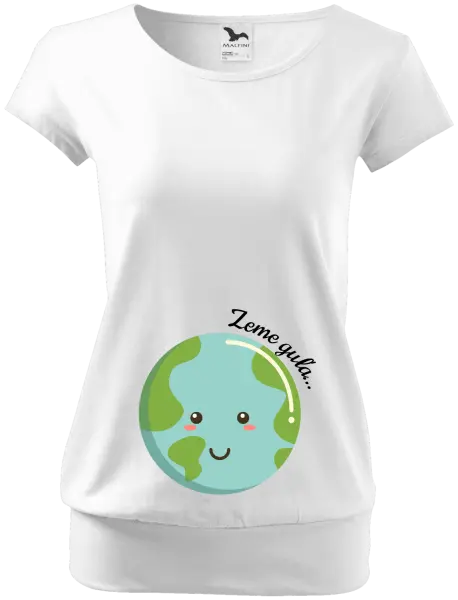 Tehotenské tričko Zeme guľa...