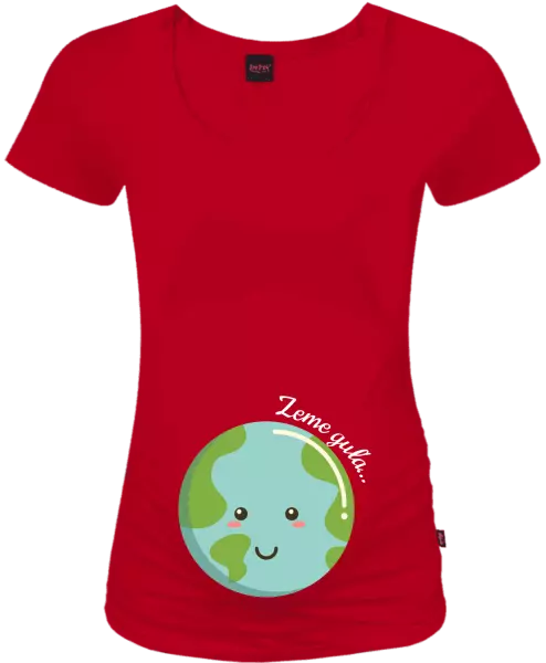 Tehotenské tričko Zeme guľa...