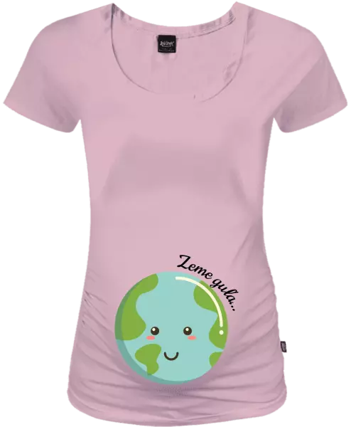 Tehotenské tričko Zeme guľa...