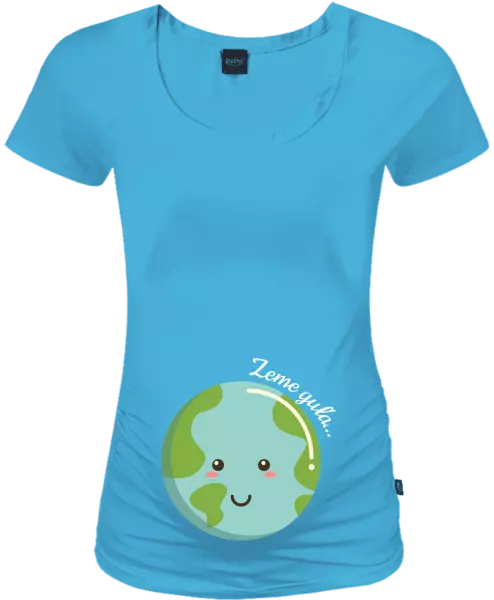 Tehotenské tričko Zeme guľa...