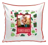 Vianočný vankúš Zelené a červené vianočné darčeky