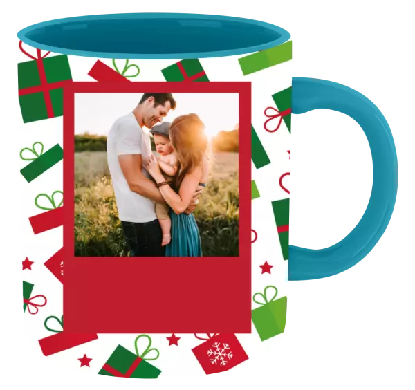  Zelené a červené vianočné darčeky