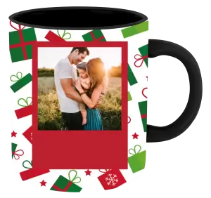  Zelené a červené vianočné darčeky