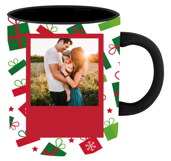  Zelené a červené vianočné darčeky