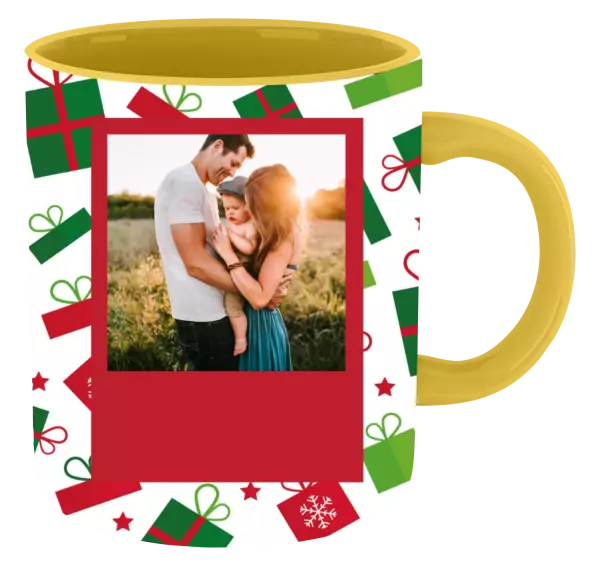  Zelené a červené vianočné darčeky