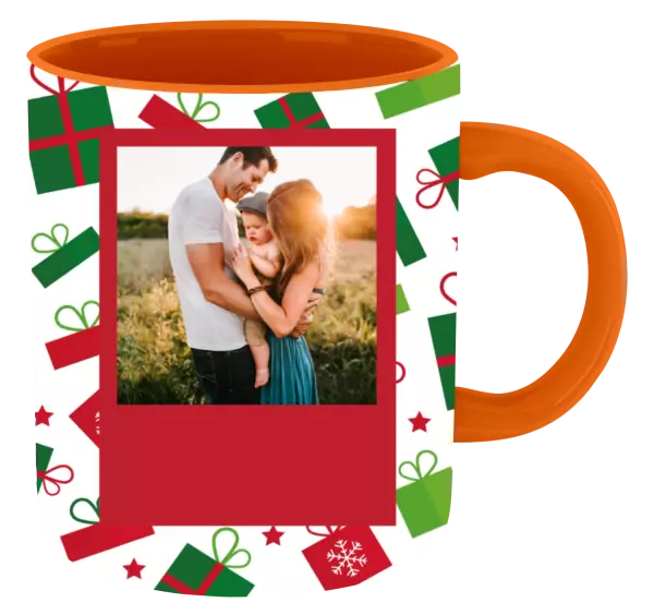  Zelené a červené vianočné darčeky