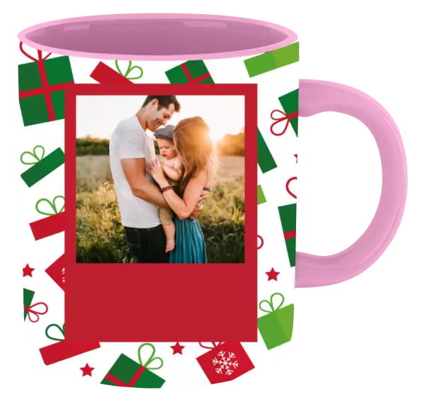  Zelené a červené vianočné darčeky