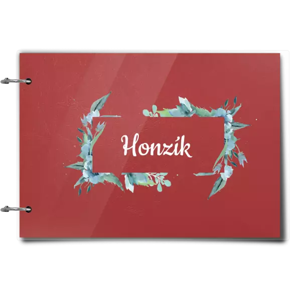 Plexi album sa sponami Zelené lístočky s menom