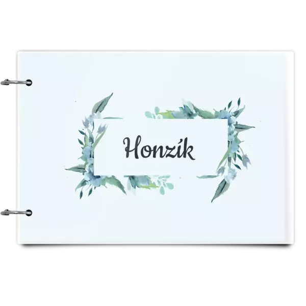 Plexi album sa sponami Zelené lístočky s menom