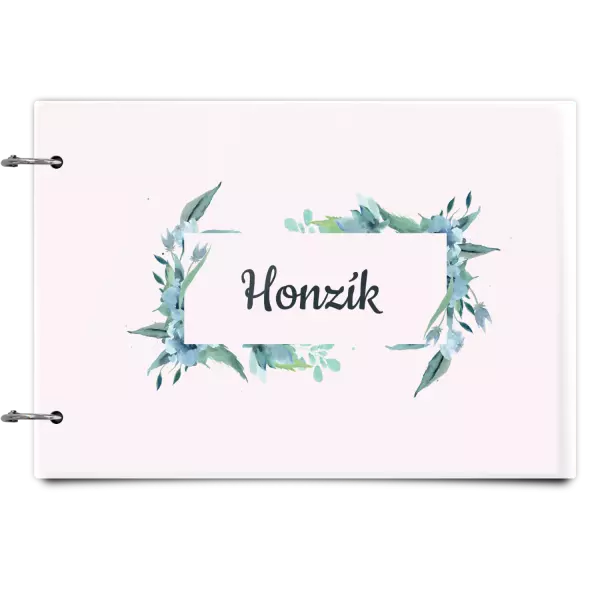 Plexi album sa sponami Zelené lístočky s menom