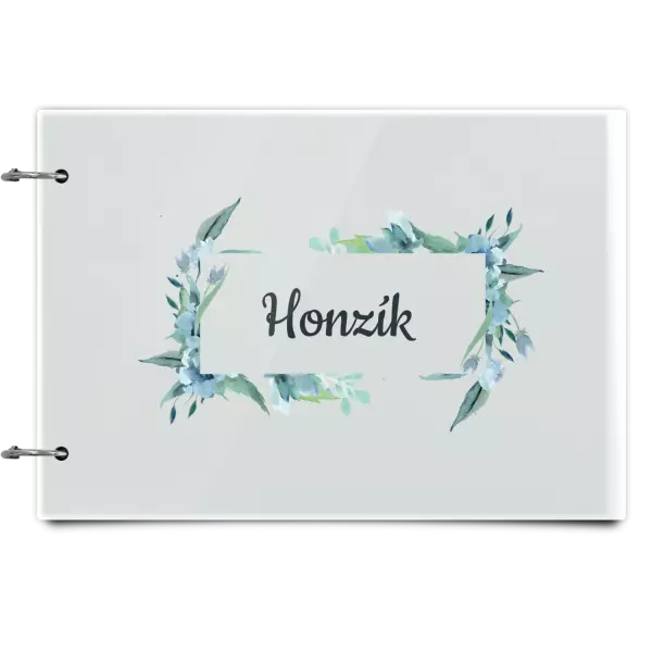 Plexi album sa sponami Zelené lístočky s menom