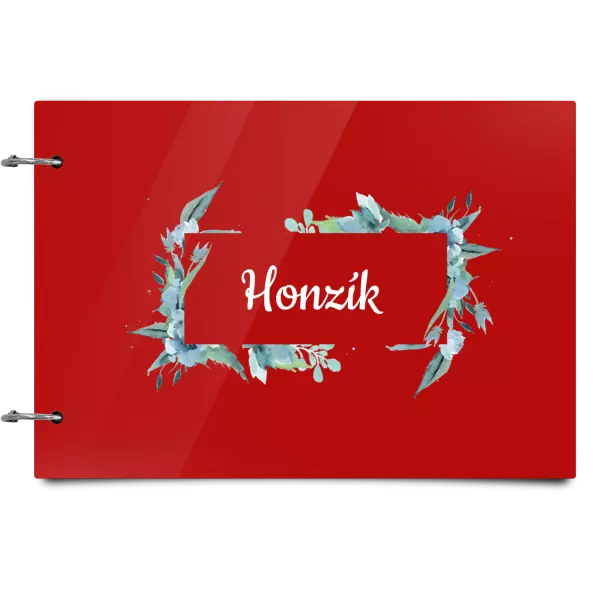 Plexi album sa sponami Zelené lístočky s menom