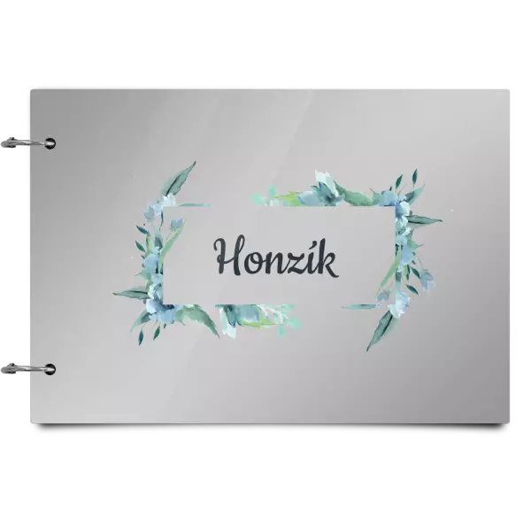 Plexi album sa sponami Zelené lístočky s menom