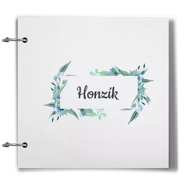 Plexi album sa sponami Zelené lístočky s menom