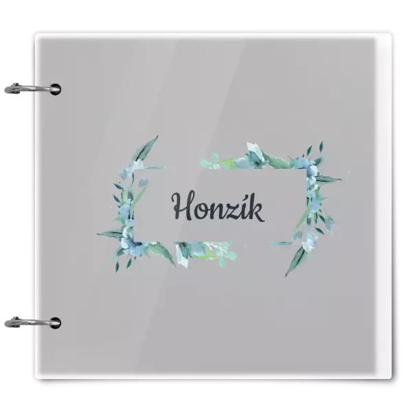 Plexi album sa sponami Zelené lístočky s menom
