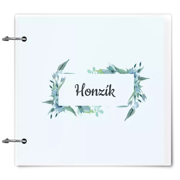 Plexi album sa sponami Zelené lístočky s menom