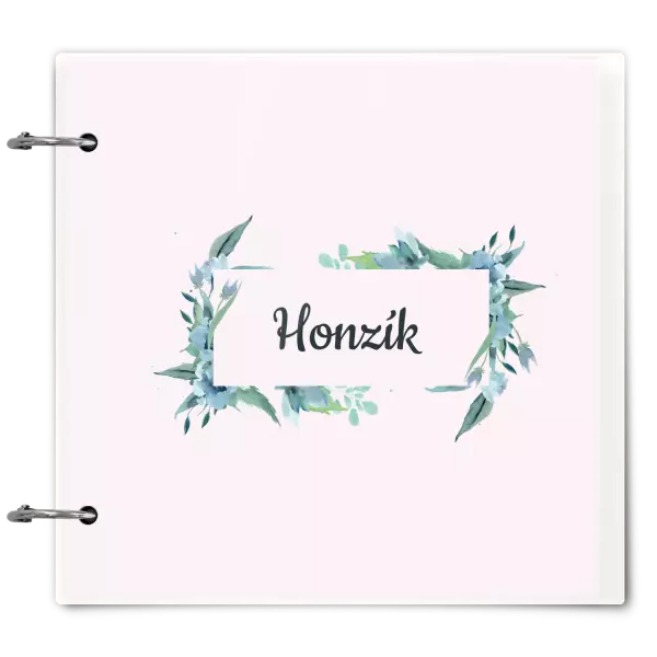 Plexi album sa sponami Zelené lístočky s menom