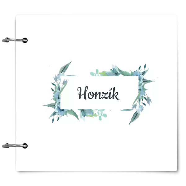 Plexi album sa sponami Zelené lístočky s menom