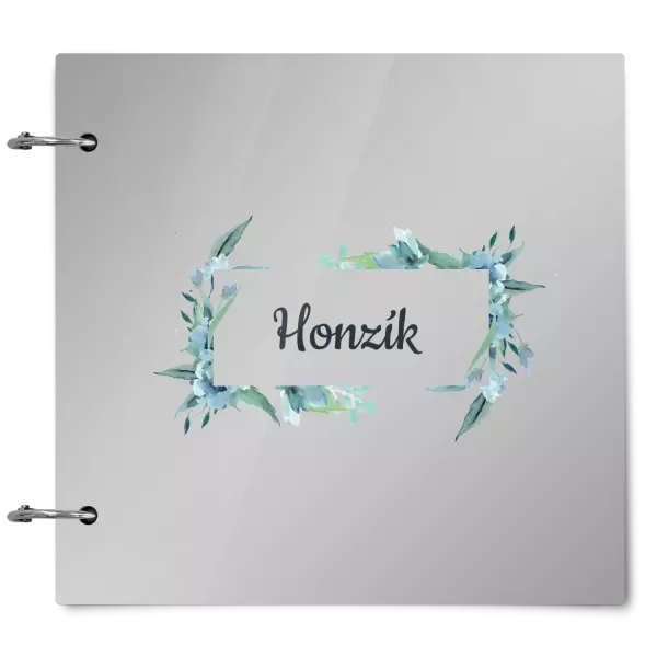 Plexi album sa sponami Zelené lístočky s menom