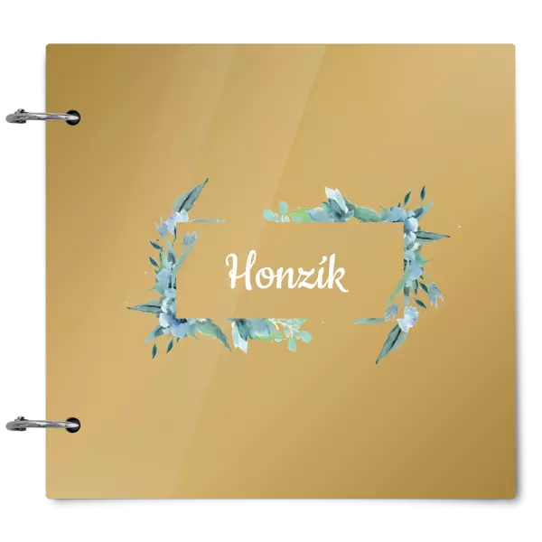 Plexi album sa sponami Zelené lístočky s menom