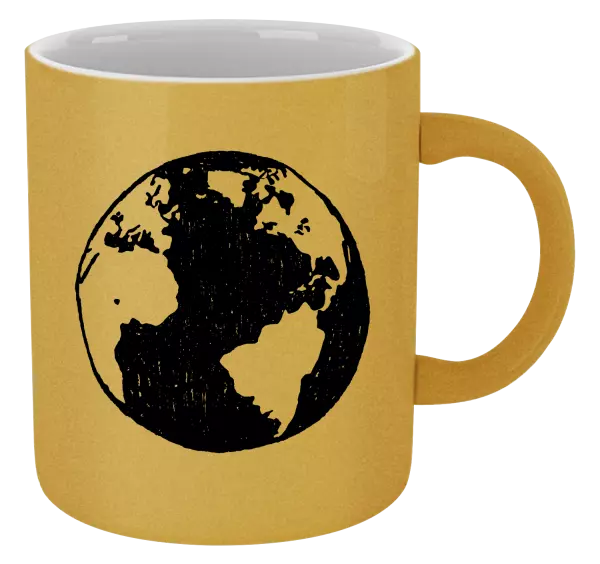 Hrnček metalický Zem