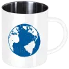 Nerezový hrnček Zem