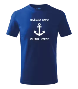 Detské vodácke tričko Zdvíhame kotvy