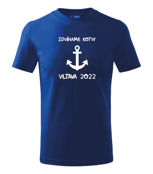 Detské vodácke tričko Zdvíhame kotvy