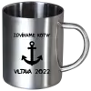 Nerezový hrnček Zdvíhame kotvy