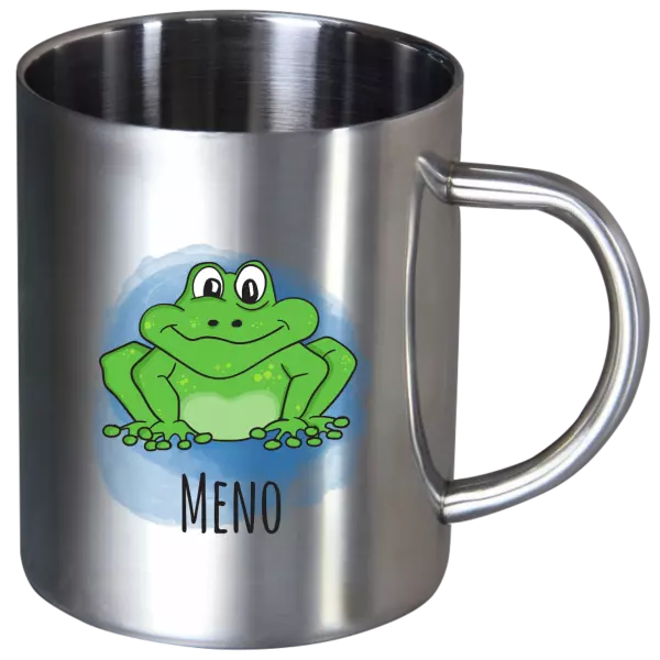 Nerezový hrnček Žaba