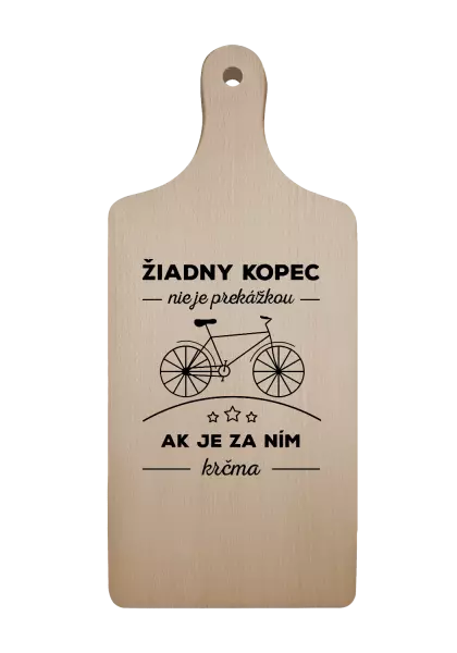 Doštička Žiadny kopec nie je prekážkou, ak je za ním krčma