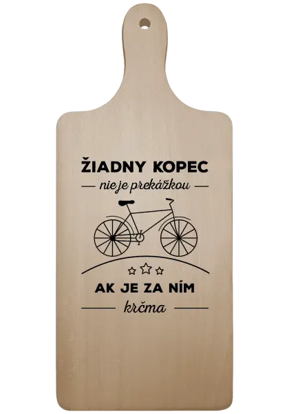 Doštička Žiadny kopec nie je prekážkou, ak je za ním krčma