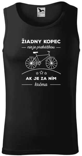 Pánske tielko Žiadny kopec nie je prekážkou, ak je za ním krčma