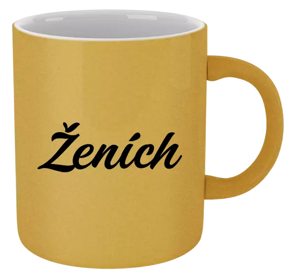 Hrnček metalický Ženích