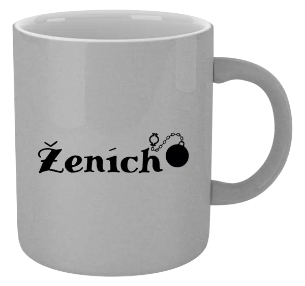 Hrnček metalický Ženích s gulou 